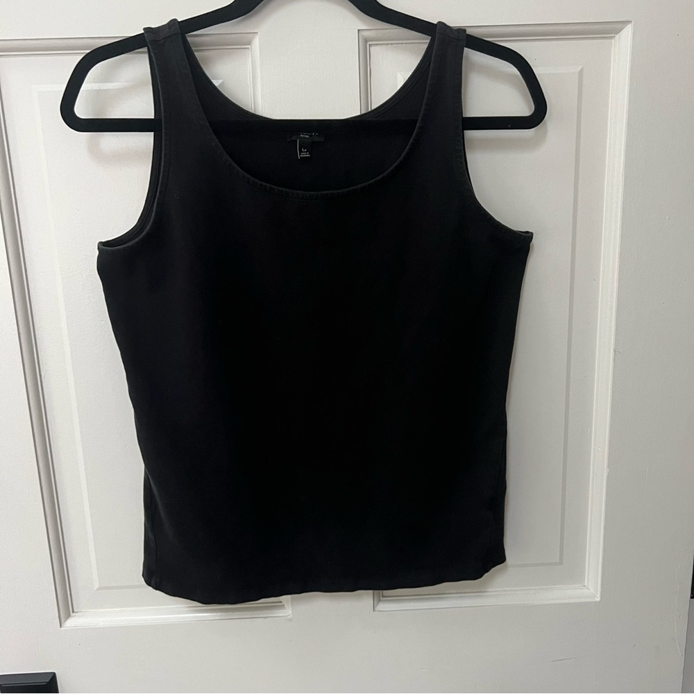 Talbots Black Tank Top - Large Petite - Preowned